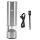 thumbnail image 1 of Molinillo de pimienta eléctrico, Molinillo de pimienta eléctrico Molinillo eléctrico de cocina ajustable Molinillo de sal de pimienta Instalación sin esfuerzo, 1 of 8