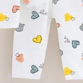 thumbnail image 5 of Gubotare Baby Pajamas Boys Girls Pajamas Sets Cartoon Long Sleeve Blouse Top and Pants Sleepwear Pjs Kids Cute Warm Fall Outfits 0 3 Months (Orange,0-3 Months), 5 of 7