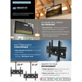 thumbnail image 3 of Mount-It! Heavy Duty Full Motion Ceiling TV Mount, Fits 32-70 Inch TVs, 175 lbs. Capacity, 3 of 11