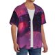 thumbnail image 2 of Balery Mystical Dragon Under Moon Camisa Casual de Manga Corta con Botones para Hombre, Texturizada, Estilo Cubano, para Playa, Verano-3X-Large, 2 of 5