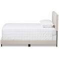 thumbnail image 3 of Baxton Studio Cassandra Tufted Full Low Profile Bed in Light Beige, 3 of 7