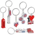 thumbnail image 1 of 6 Pack Keychain Souvenir Gifts, Souvenir Gift, Key Rings, 1 of 8