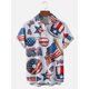 thumbnail image 4 of Camisa hawaiana para hombre, estampado 3D, bandera nacional estadounidense, camisetas de manga corta, ropa informal de verano para hombre, camisas de moda callejera para niños, 4 of 5
