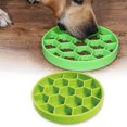 thumbnail image 1 of Flmtop Pet Honeycomb Design Anti-Gulping Non Skid Slow Feeder Eating Dogs Cats Bowl Orange, 1 of 9