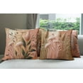 thumbnail image 3 of Ambesonne Botanical Throw Pillow Cover 4 Pack, Meadow Blooms Painting, 20", Rose Amber Laurel Green, 3 of 4