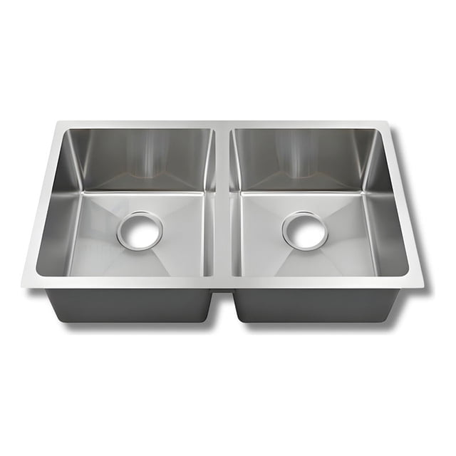 Fregadero Tarja Submontar Doble Tina Acero Inox Lujo