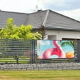 thumbnail image 3 of Zufioo Tropical Flamingo Pool Float Print Holiday Banners, Party Banners, Hanging Flags, Bar Shopping Mall Garden Wall Decorations, Holiday Decoration Supplies-Medium, 3 of 8