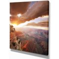 thumbnail image 2 of Grand Canyon under Thunderstorm Sky - Oversized Landscape Canvas Art, 2 of 3
