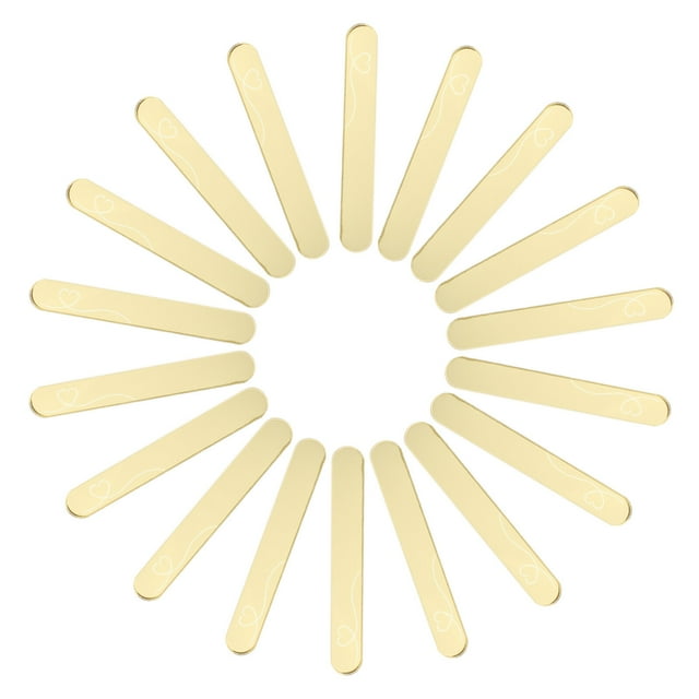 MasteelfCA 20PCS Ice Cream Stick Creative Popsicle Stick Delicate Natural Popsicle Stick