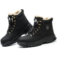 thumbnail image 2 of YOURDIARY Men's 6" Waterproof Insulated Safety Work Boots, EH Rated, Oil/Slip Resistant, Dual-Density for Construction, 2 of 8