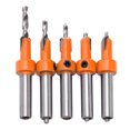 thumbnail image 2 of 5 pcs Countersink Drill Bit Woodworking Self Taping Drill Bit Carpentry Tool, 2 of 8