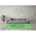 thumbnail image 3 of Ahgly Company Indoor Round Persian Emerald Green Traditional Area Rugs, 4' Round, 3 of 4