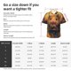 thumbnail image 5 of Fotbe Cute Sunflower Guinea Pig Camisa Hawaiana para Hombre Unisex – Camisa Casual de Verano con Botones de Manga Corta de Algodón y Lino,Small, 5 of 7