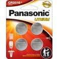 thumbnail image 1 of Pilas de litio Panasonic CR2016 3V, paquete de 4, larga duración, 1 of 7