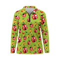 thumbnail image 2 of Uorisanigo Cute Ladybug Women's Golf Shirt Fashion Long Sleeve Women's Dry-Fit Golf Polo Shirts Versatile Zip Up Collar Athletic Tops for Workout Sports, 2 of 7