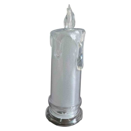 

Christmas Decoration Simulation No Open Flame Candle Light Desktop Decoration Night Light Home Seasonal Lighting B