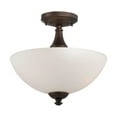 thumbnail image 2 of 60/5144 Nuvo Lighting Patton-3 Light Semi Flush-13 Inches Wide by 11 Inches High-Prairie Bronze Finish, 2 of 2