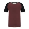 thumbnail image 6 of AnuYalue Mens Workout T Shirt Short Sleeve Colorblock Tshirts Casual Crew Neck Summer Tops Basic Tee Shirts for Running Athletic, 6 of 6