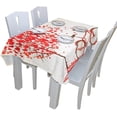 thumbnail image 5 of Coolnut 54"x72" Red Trees Bikes Tablecloth, Modern Table Cover for Home Decoration Spill Proof Cloth, Washable for Dinner Picnices, 5 of 6