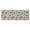White Brown Sunflower, variant on Black Sunflower Bud Pattern Kitchen Rug Mat,Kitchen Runner Rugs Non Skid Washable,Decorative Kitchen Floor Mats for Kitchen,Sink,Laundry,17"x47.2"