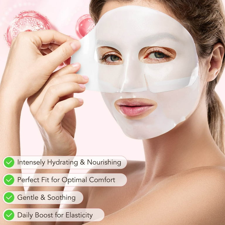 ikzee Collagen Mask (4PCS) and Sleeping Night Mask (75ml),Wrapping