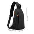 thumbnail image 2 of TIEVOSA Men Bag Fashion One Shoulder Convenient Chest Bag Outdoor Casual Small Backpack, 2 of 2
