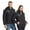 Black, variant on His and Hers Heated Jackets Warm USB Electric Heating Jacket with 8 Heating Area Winter Outdoor Hiking Coat with Detachable Hood Excluding Power Bank XXXL