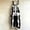 #01-Black, variant on Halloween Knit Skeleton Print Overalls for Halloween Party Dress Up Clothes Themed Party Role Play Pretend Play Outfit