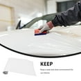 thumbnail image 4 of HERFIER 20x300CM Clear Plastic Protective Film PVC Paint Protection Adhesive Film for Plank 117.9x7.86x0.12in, 4 of 8