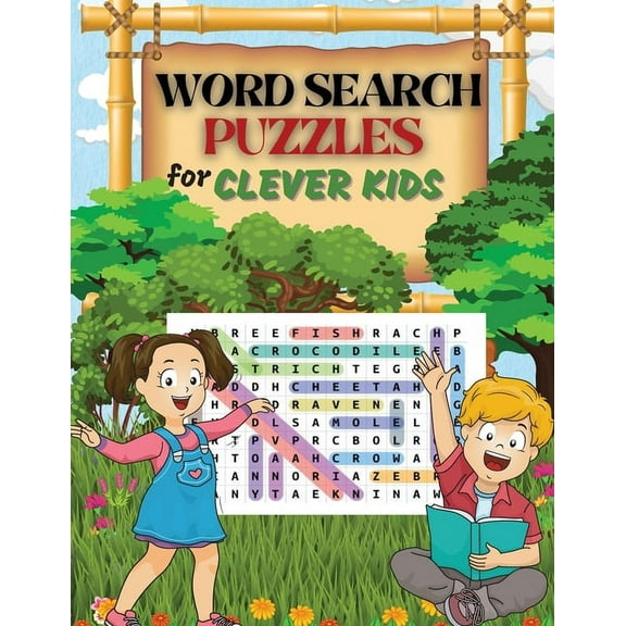 WORD SEARCH PUZZLES for Clever Kids: Practice Spelling, Learn Vocabulary, and Improve Reading Skills With 100 Puzzles Wo, (Paperback)