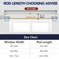 thumbnail image 3 of ZOPZO Curtain Rod Adjustable Window Drapery Rod, White, 30-48 Inch, Heavy Duty Curtain Pole for Living Room Bedroom Easy Install, 3 of 9