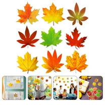 Homoyoyo Maple Leaf Cutouts Assorted Color Paper Thanksgiving Decor for Classroom Crafts and Fall Seasonal Projects