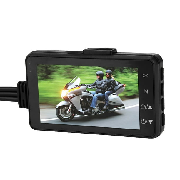 Grabadora de Video ANGGREK para Motocicleta Cámara de Tablero Resistencia a la Abrasión