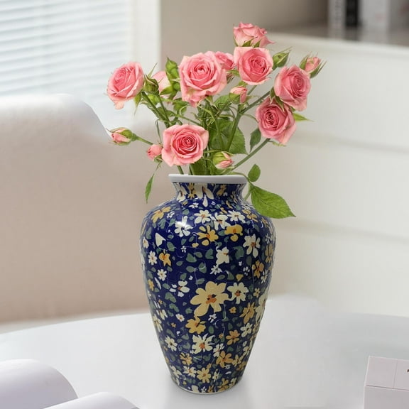 3D Puzzle Vase, Water-Filled Flower Arrangement Decor for Living Room, DIY Assembly Geometric Vase with Secure Water Tank, Creative Table Centerpiece Home Decor