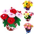 thumbnail image 3 of Kids DIY Flower Pot Children Pot Handmade Plant Gift Craft Outdoor Handmade Education Toy Tool, B, 3 of 8