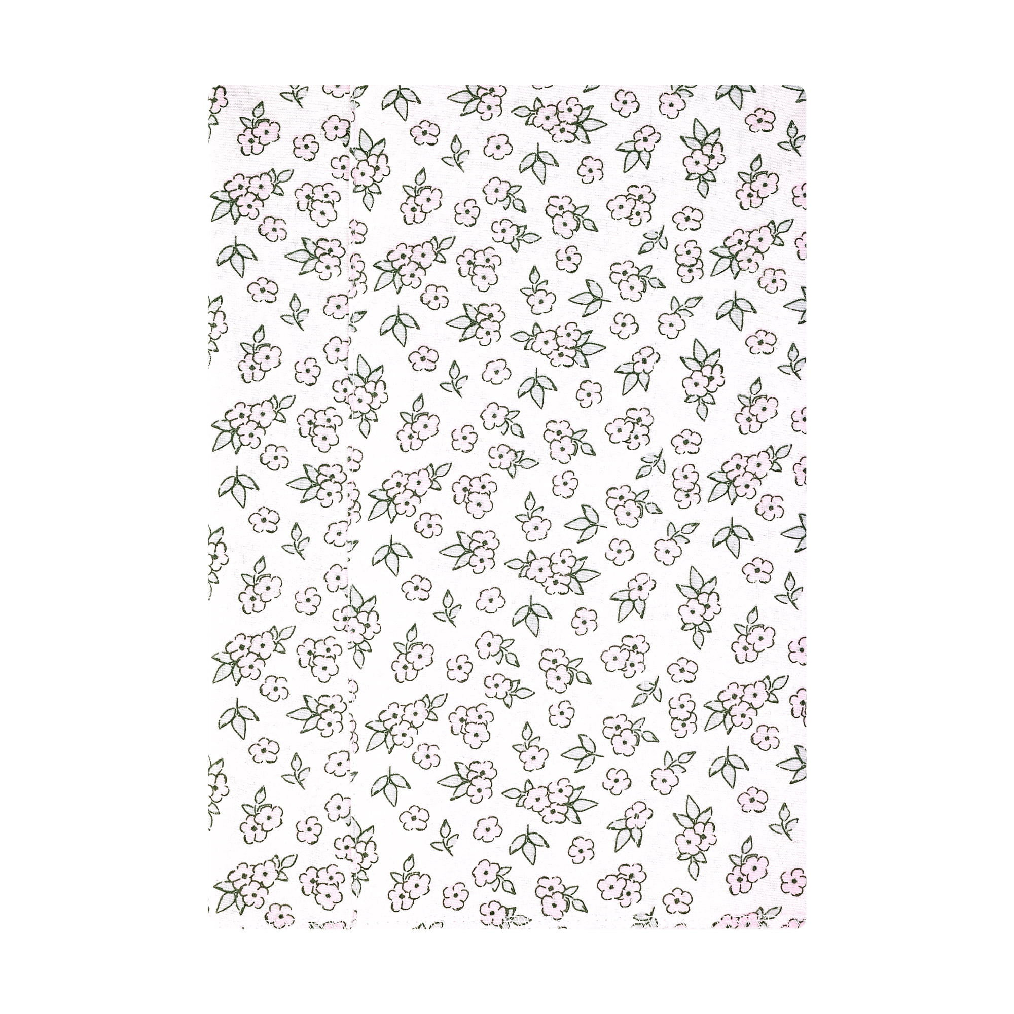 Hudson Baby Girl Cotton Polyester Flannel Burp Cloths 7-Pack, Pink Primrose, One Size