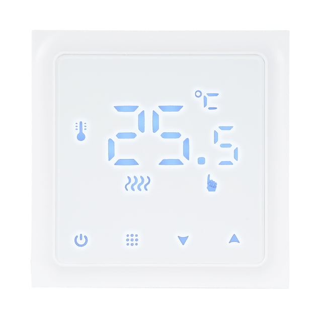 Riwcyla HY610 Smart Heating Thermostat Digital Temperature Controller Touchscreen LCD Display Weekly Programmable Thermostat ,freeze for Home School Office Hotel