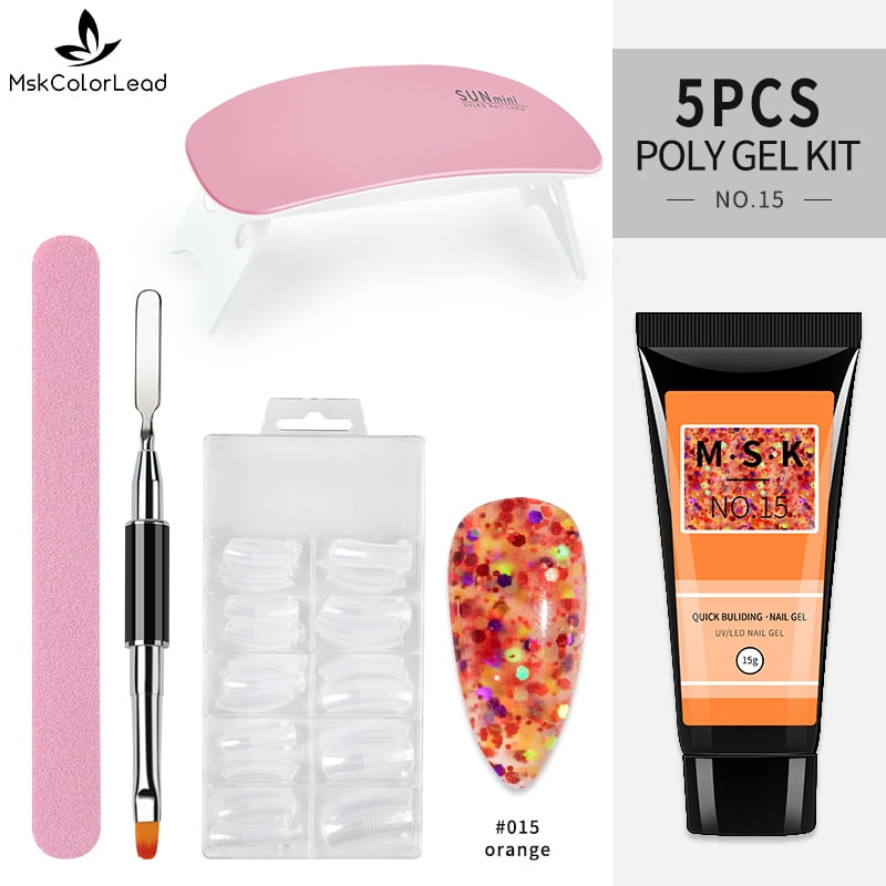 MSK Color Lead 15g Design Poly Nail Polish Finger Generator Acrylic Gel
