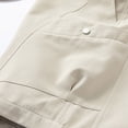 thumbnail image 6 of Yaoyar Mens Loose Sporty Shorts Casual Summer Beach Shorts Elastic Waist Drawstring Cargo Pants with Multiple Pockets, 6 of 8