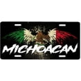 thumbnail image 2 of Michoacan Mexico Aluminum Vanity Novelty License Plate Placa , 6" x 12", Souvenir, Decorative Tourist Gift Sign, 2 of 7