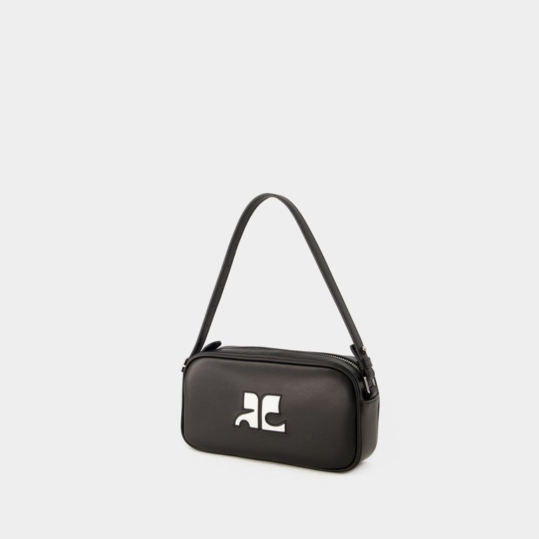 ショルダーバッグ Courreges Reedition Baguette Bag - Leather - Black Courrèges Men's Réedition Baguette Bag - Leather - Black