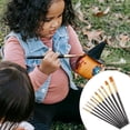 thumbnail image 7 of MUZHIYUA 20 Pcs Paint Brushes for Acrylic Painting Black, 7 of 7
