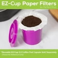thumbnail image 5 of Perfect Pod Ez-Cup 2.0 Filters Disposable 100% Biodegradable Single Serve Paper Coffee Filters, 200 Ct, 5 of 8