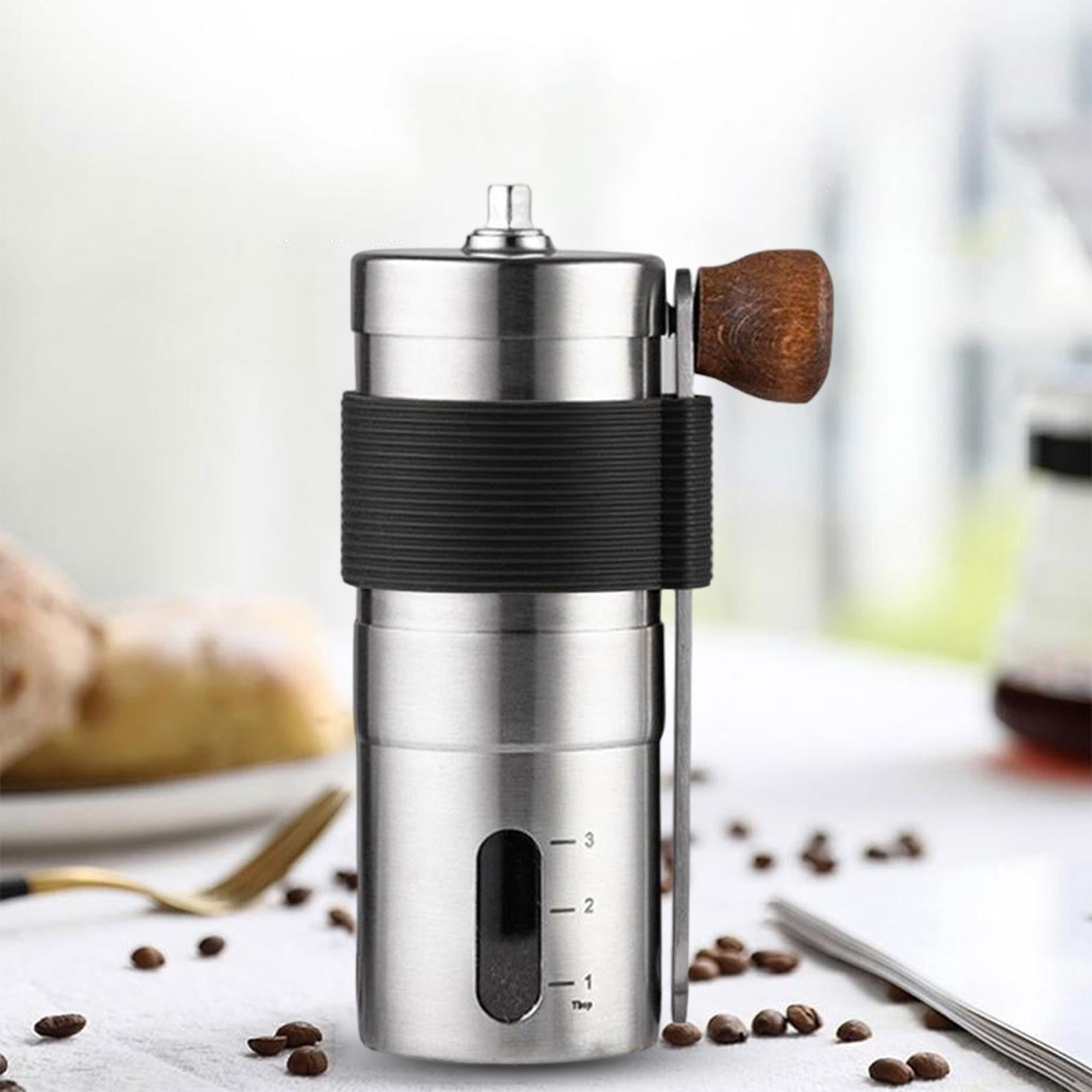 Nishiyuenyi Manual Burr Coffee Grinder Spice/Nuts Grinding Mill for Travel Restaurant Office