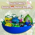 thumbnail image 6 of BOSS CLASS Happy Easter Basket w/ Stitch Plushie, Assorted Candies, Jumbo Egg, Party Favors, 6 of 7