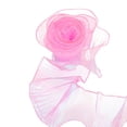 thumbnail image 1 of Borde de Organza Plisado con Volantes de 5.5" x 5.5 Yardas Cinta de Encaje Iridiscente para Manualidades de DIY Vestido Ropa Boda Regalo Decoración del Hogar, Rosa Oscuro, 1 of 6