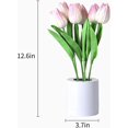 thumbnail image 4 of Rechargeable LED Tulip Nightlight Simulation Flower Bundle Imitation Lamp Bedroom Bedside Dormitory Decorative Atmosphere Lamp Table Lamp, 4 of 5