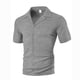 thumbnail image 5 of pstuiky camiseta de hombre, Camiseta de manga corta transpirable para hombre, color liso, para deportes al aire libre y correr. ropa de hombre l, 5 of 6
