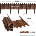 thumbnail image 5 of Borde decorativo flexible, decoración versátil que añade encanto a los espacios al aire libre, construcción de madera de alta calidad que ofrece durabilidad, materiales resistentes a la intemperie, 5 of 5