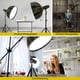 thumbnail image 5 of Beauty Dish Glow EZ Lock 25, plegable, plateado, con accesorios, 5 of 9